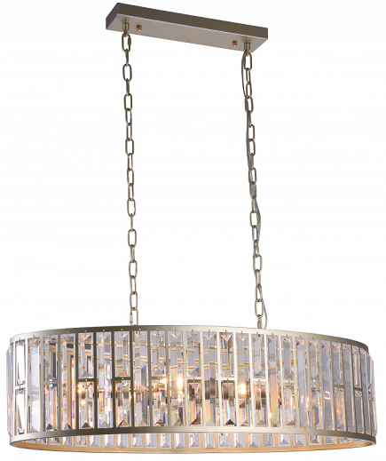 Kryształowa Lampa Wisząca Nad Stół Glamour COSMO LIGHT KYIV P06223CP 