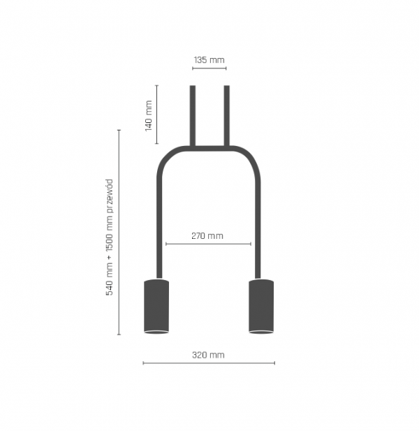 Lampa Wisząca Aluminiowa VAI 8841 AMPLEX