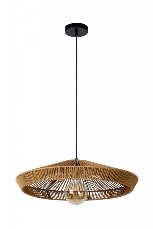 Lampa Wisząca Rattanowa w Stylu Boho YUNKAI 10413/50/72 LUCIDE