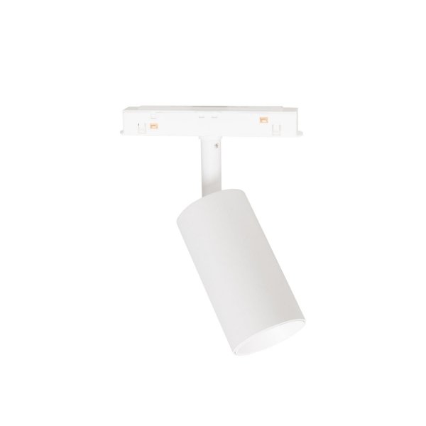 Reflektor do szynoprzewodu magnetycznego LED biała tuba minimalistyczna nowoczesna regulowana On-Off M0031N MAXLIGHT
