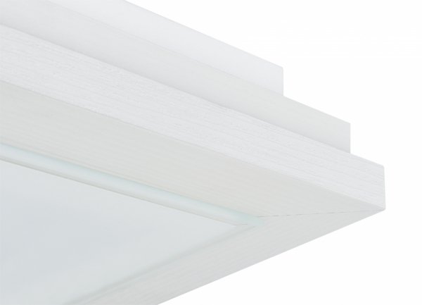 Lampa sufitowa plafon kwadratowy 42cm drewniany klasyczny nowoczesny minimalistyczny biały TABOR 1865 Argon