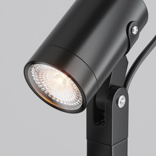 Lampa stojąca ogrodowa zewnętrzna aluminium czarna regulowana tuba Scope MAYTONI O025FL-01B1