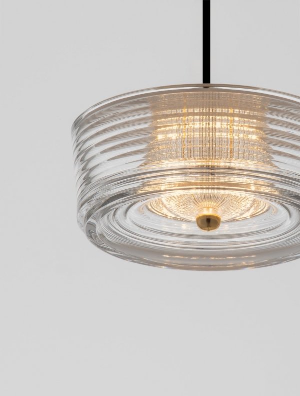 Biało Złota Nowoczesna Lampa Wisząca LED ESPINAR LE44731 Luces Exclusivas