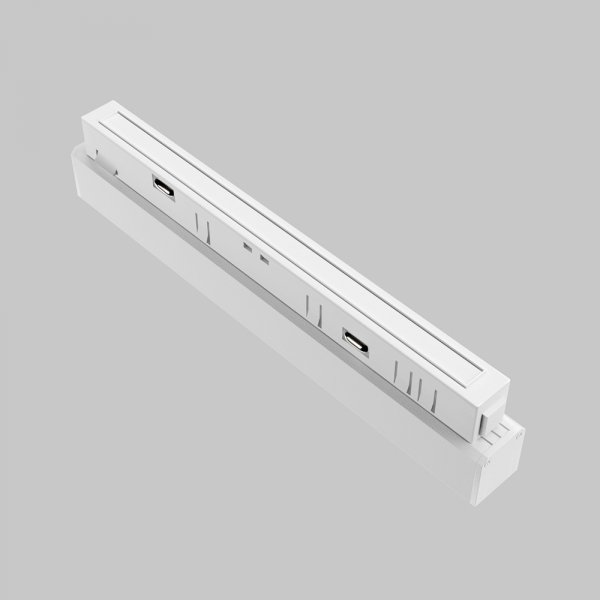 Ścieżka świetlna lampa szynowa LED minimalistyczna uniwersalna aluminium biała możliwość ściemniania Points MAYTONI TR031-4-12W3K-S-DS-W
