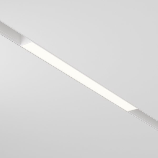 Ścieżka świetlna listwa LED do szynoprzewodu magnetycznego aluminium biała BASIS  MAYTONI TR030-2-12W3K-W