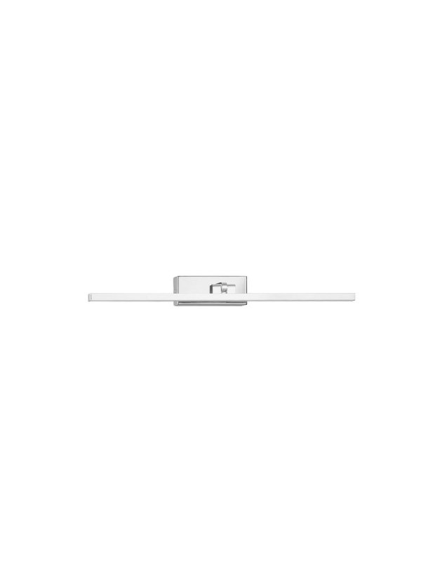 Lampa ścienna kinkiet LED srebrny nad lustro listwa regulowana minimalistyczny IP44 ALFAS LE45784 Luces Exclusivas