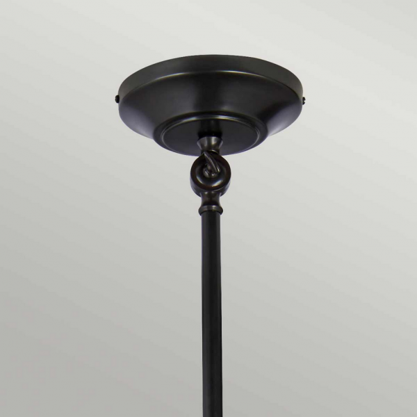 Industralna lampa sufitowa/kinkiet na wysięgniku w kolorze starego brązu Provence PV-GWP-OB Elstead Lighting