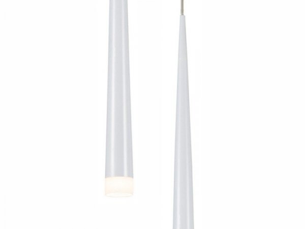 Lampa Wisząca Do Salonu Białe Sople AZZARDO STYLO 5 AZ0208 WHITE Lampa Kaskadowa