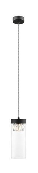 P0389-01D-P7AC GEM LAMPA WISZĄCA CZARNY MAT/MATT BLACK