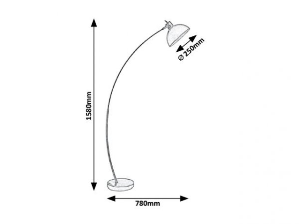 LAMPA PODŁOGOWA STOJĄCA NOWOCZESNA OTTO RABALUX 5594