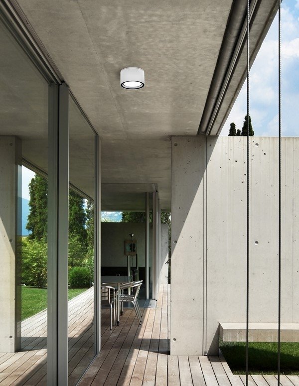 Lampa sufitowa zewnętrzna nowoczesna aluminium biała IP54 MEJORADA LE71415 Luces Exlusivas