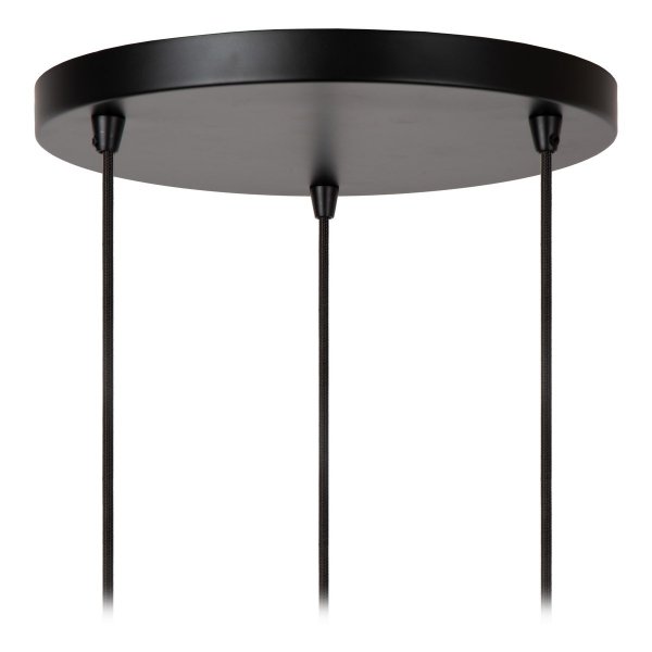 Designerska Czarna Lampa Wisząca Nowoczesna ALMELO 21434/13/30 LUCIDE