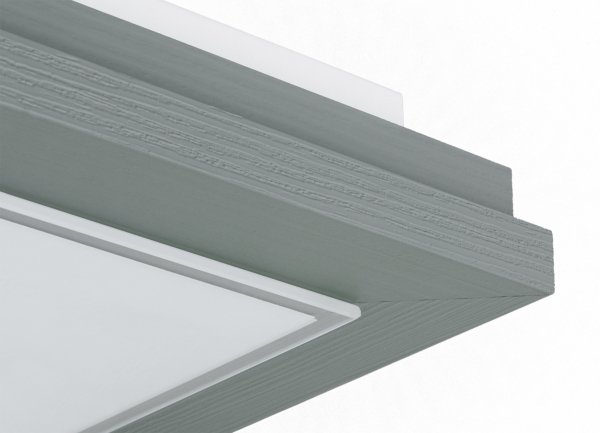Lampa sufitowa plafon kwadratowy 42cm drewniany klasyczny nowoczesny minimalistyczny kolor szałwia TABOR 1868 Argon