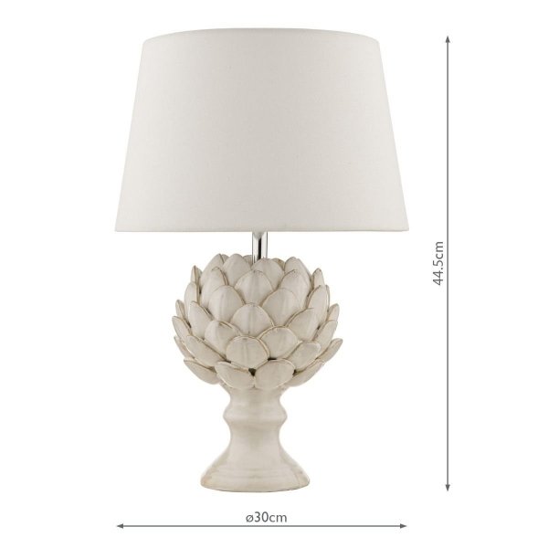 Lampa Stojąca Ceramiczna LAURA ASHLEY ARTICHOKE LA3734605-Q DAR LIGHTING