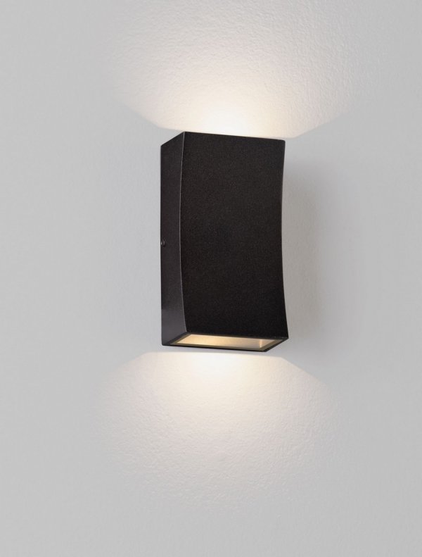 Kinkiet zewnętrzny LED aluminiowy kolor antracyt prostokątny minimalistyczny nowoczesny podświetlający elewację IP65 ZARDUNA LE75223 Luces Exclusivas