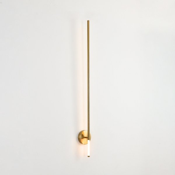 Lampa ścienna kinkiet LED listwa metalowy złoty elegancki klasyczny minimalistyczny uniwersalny FRESCO ST-MD1024M Step Into Design