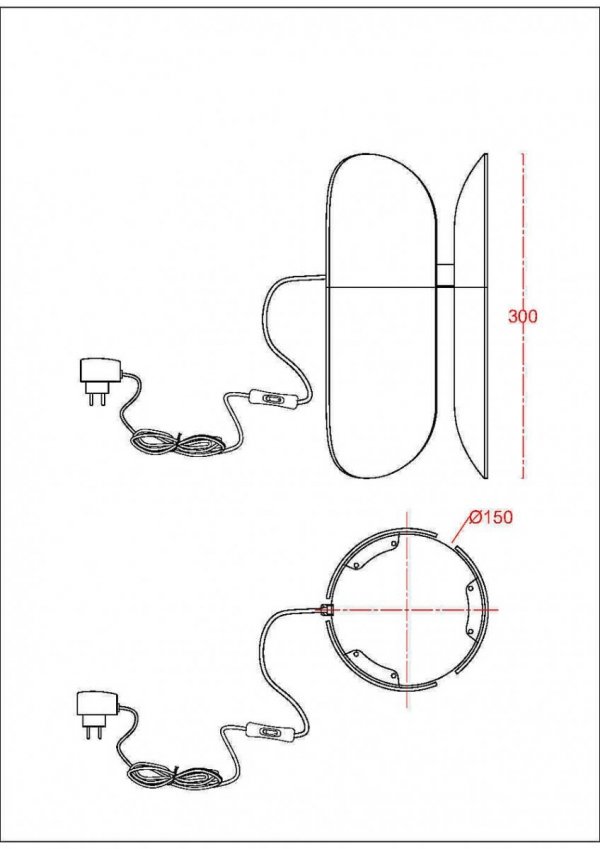 Lampka Stołowa Plastikowa Designerska INSIGHT MOD416TL-L6BR3K MAYTONI