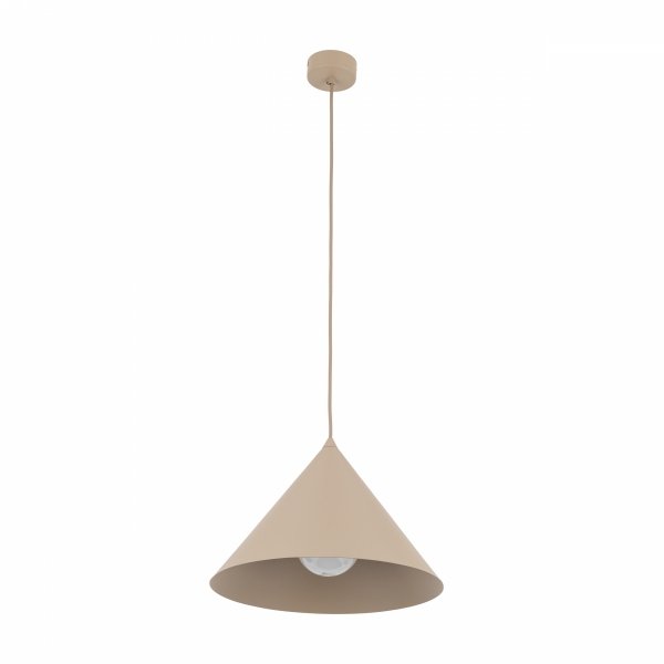 Lampa wisząca beżowa minimalistyczna na żarówkę E27 CONO S 10619 TK-LIGHTING