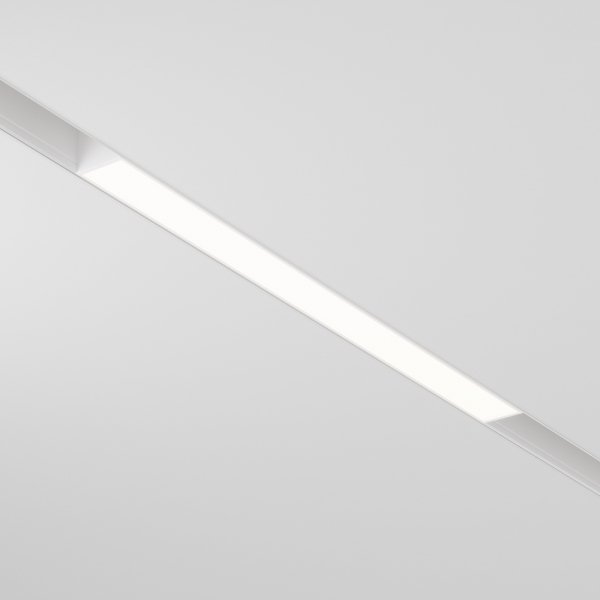 Ścieżka świetlna listwa LED do szynoprzewodu magnetycznego aluminium biała BASIS  MAYTONI TR030-2-12W4K-W