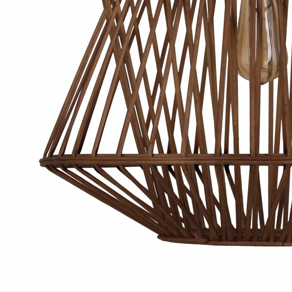 Lampa sufitowa bambusowa 46x46x40cm