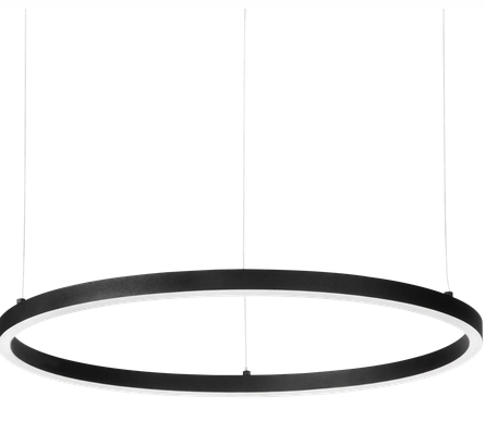 NOWOCZESNA LAMPA WISZĄCA OKRĄG RING LED CZARNA IDEAL LUX 304427 ORACLE SLIM SP D90 ROUND 3000K DALI 
