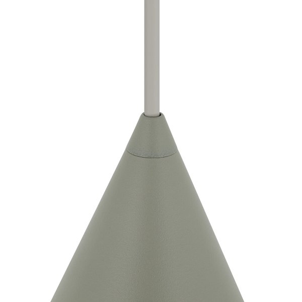 Zielona lampa wisząca stożkowa ZENITH XS sage green 11492 Nowodvorski Lighting