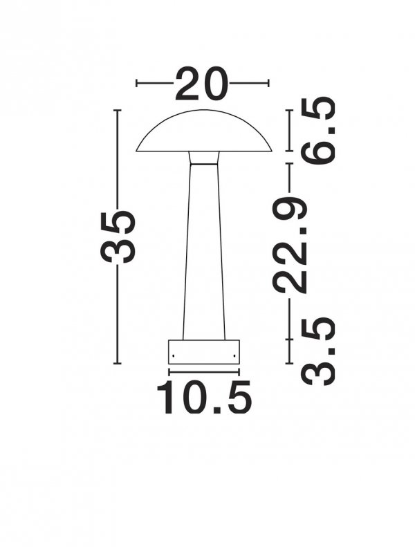 Lampa zewnętrzna do ogrodu stojąca LED czarna wykonana z cementu minimalistyczna nowoczesna niska IP65 Luces Exclusivas