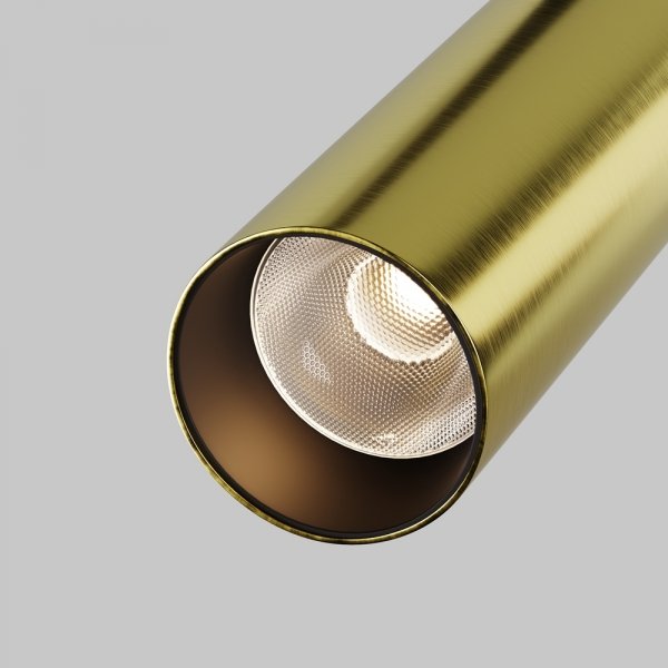 Ścieżka świetlna lampa szynowa regulowana LED aluminium czerń i mosiądz Focus LED MAYTONI TR032-2-12W3K-M-BBS