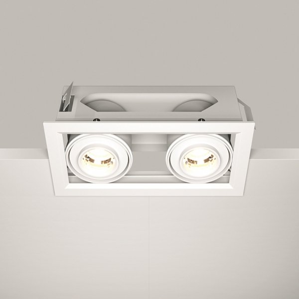 Biała Oprawa Wpuszczana Downlight Metal Modern Maytoni DL093-02-10W3K-W