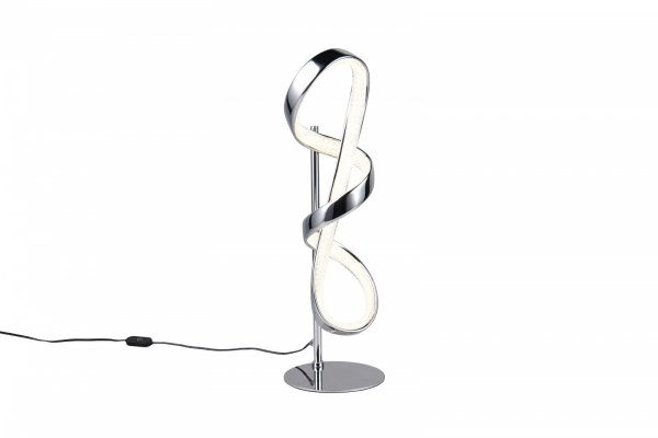Nowoczesna Dekoracyjna Lampka Stołowa LED W Kolorze Chrom PADUA R57281106 RL