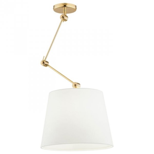 Nowoczesna Lampa Wisząca Regulowana Abażurowa Mosiądz ZAKYNTOS PLUS 4895 ARGON