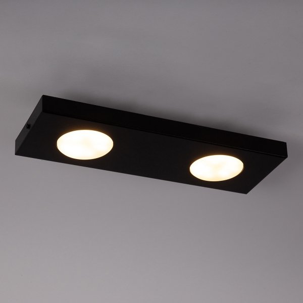 Nowoczesna oprawa sufitowa czarny plafon HERO 40920 SIGMA