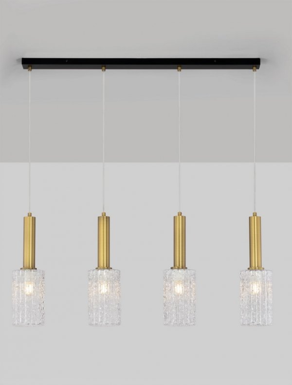 Nowoczesna Lampa Wisząca Glamour Szklany Klosz OROYA LE44338 LUCES EXCLUSIVAS