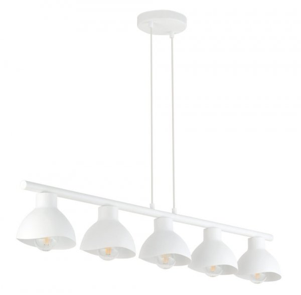 Lampa wisząca Metalowa biała Sigma Flop 5 32424