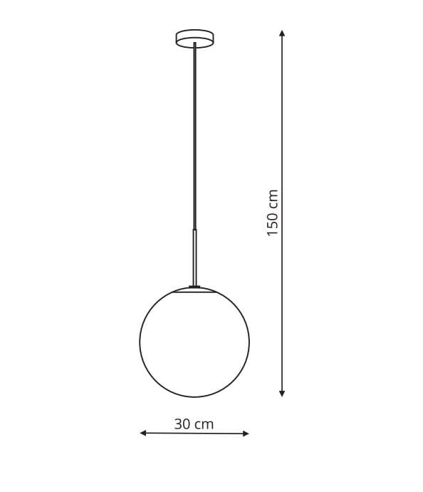 LAMPA WISZĄCA GLAMOUR W CHROMIE LIGHT PRESTIGE PALLA LP-2844/1P CH