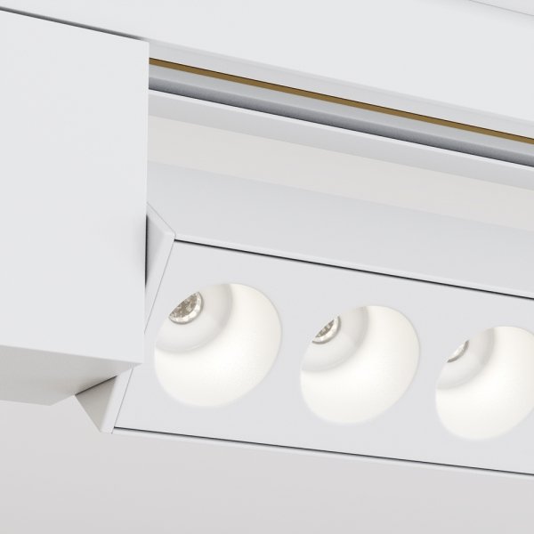  Ścieżka świetlna lampa szynowa LED prostokątna aluminium biała Points MAYTONI TR010-1-10W4K-M-W