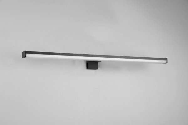 Lampa ścienna kinkiet LED czarny nad lustro listwa minimalistyczny IP44 LINO 284116032 TRIO
