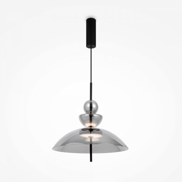 Minimalistyczna Lampa Wisząca LED Czarna Nowoczesna BANGKOK MOD185PL-L6B3K6 MAYTONI