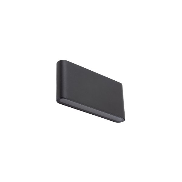 Zewnętrzny elewacyjny kinkiet czarny SEMI LED M IP54 2x5W 3000K Nowodvorski Lighting 11364