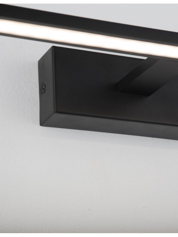 Lampa ścienna kinkiet LED czarny nad lustro listwa minimalistyczny IP44 IPIALES LE42406 Luces Exclusivas