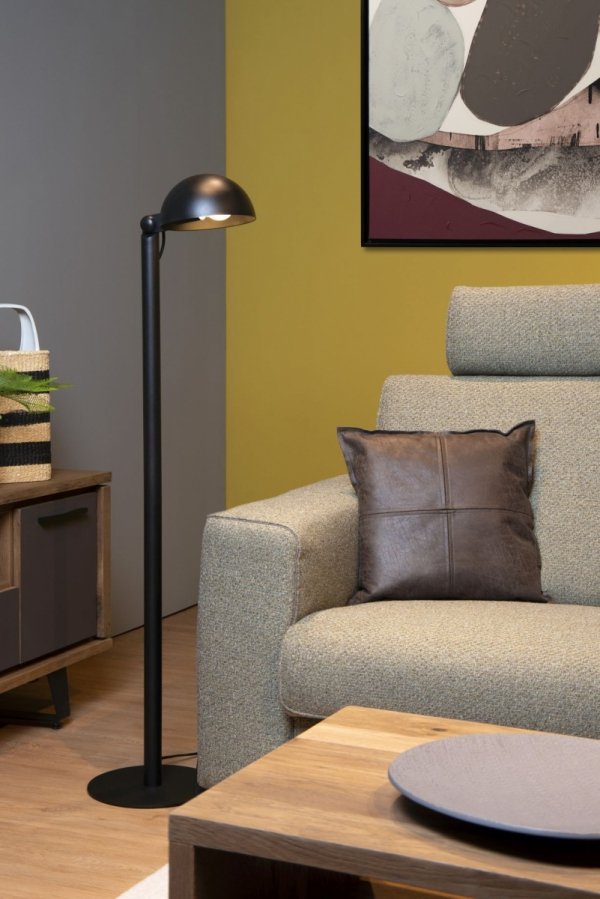  Lampa podłogowa designerska minimalistyczna uniwersalna czarna możliwość ściemniania AUSTIN 20723/01/30 LUCIDE