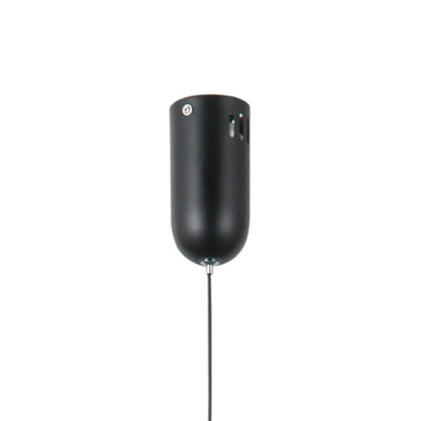 Czarna lampa wisząca nowoczesna listwa led Pedro Italux PND-34405-5-BK