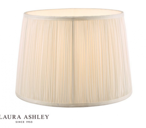 Klosz Abażur 20cm LAURA ASHLEY Hemsley Pleated Silk Cream DAR LIGHTING LA3703518-Q (Abażur- Bez Podstawy)