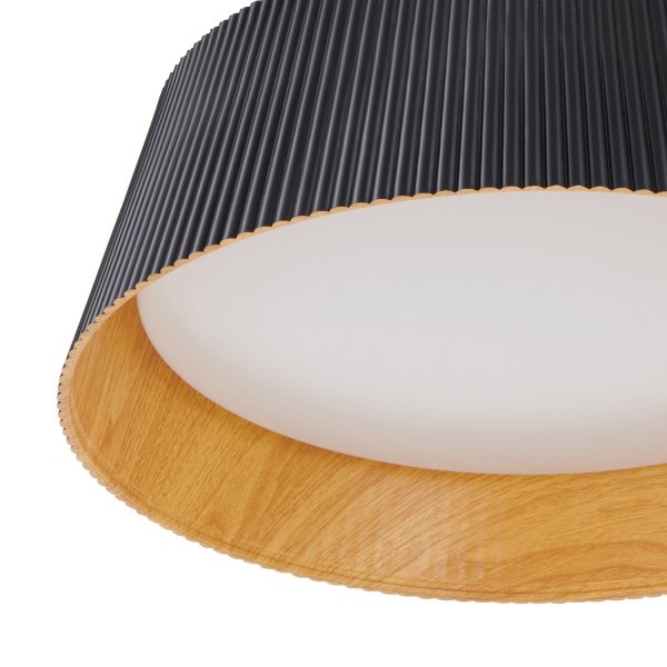 Czarna lampa wisząca FRILL LED 45 cm ST-DL6487-BK Step Into Design