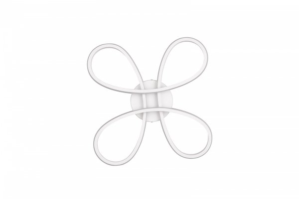 Nowoczesna Dekoracyjna Lampa Sufitowa Biały Plafon FLY 645610131 TRIO