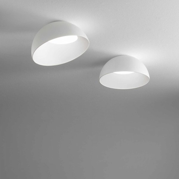 Biały Plafon Sufitowy Minimalistyczny LED Kopuła COROLLA-2 PL 297101 IDEAL LUX