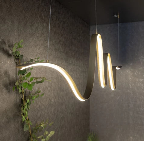 Lampa wisząca LED designerska AZZARDO SIROCCO 3-STEP DIMM GO