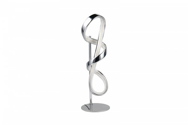 Nowoczesna Dekoracyjna Lampka Stołowa LED W Kolorze Chrom PADUA R57281106 RL