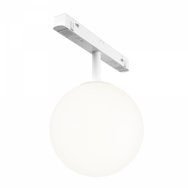 Minimalistyczny Plafon Sufitowy Magnetyczny Szynoprzewodowy Biała Kula LUNA EXILITY TR038-2-5W4K-W-1 MAYTONI