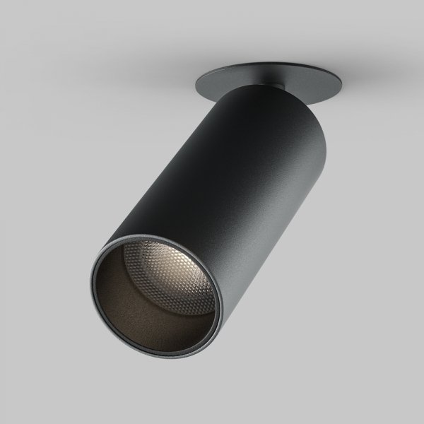  Lampa sufitowa tuba czarna aluminiowa regulowana FOCUS LED MAYTONI C053CL-L12W4K-W-B